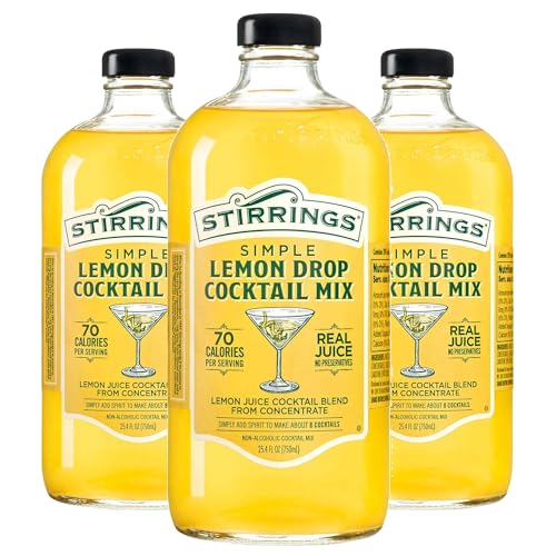 0810164203243 - STIRRINGS 3 PACK MARGARITA COCKTAIL RIMMER - EASY TO RIM A GLASS - SPECIALTY SUGAR AND SALT DRINK RIMMERS