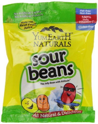 0810165015463 - YUMEARTH NATURAL SOUR JELLY BEANS, 2.5 OUNCE (PACK OF 12)