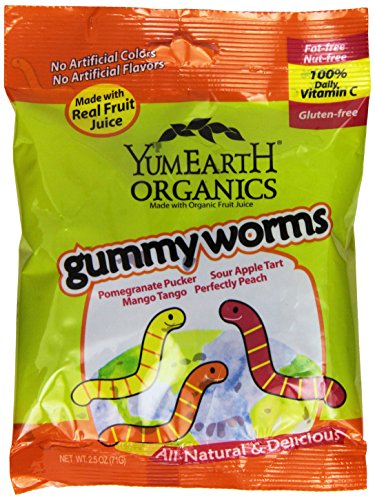 0810165015548 - YUMEARTH ORGANIC GUMMY WORMS, 2.5 OUNCE (PACK OF 12)
