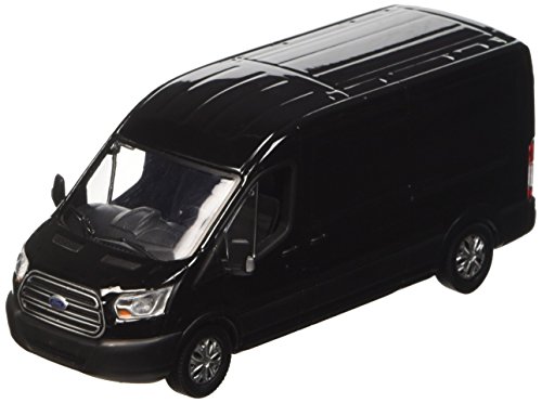 0810166017985 - GREENLIGHT COLLECTIBLES 2015 FORD TRANSIT DIECAST VEHICLE, BLACK, SCALE 1:43