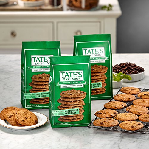 0810291001187 - TATE'S BAKE SHOP COOKIES - MINT CHOCOLATE CHIP - 7 OZ