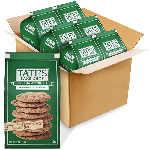 0810291002597 - TATES BAKE SHOP BUTTER CRUNCH COOKIES, 6 - 7 OZ BAGS, 6COUNT