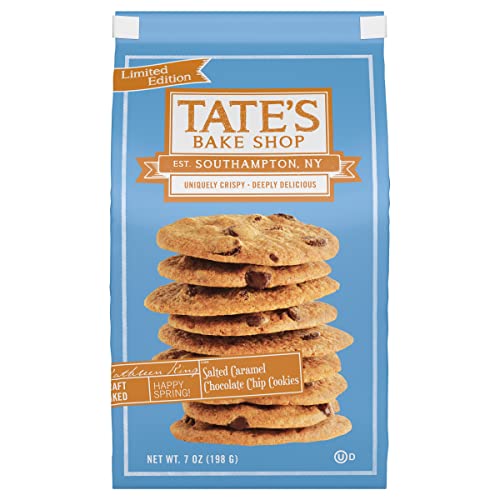 0810291007196 - TATES BAKE SHOP SALTED CARAMEL CHOCOLATE CHIP COOKIES, LIMITED EDITION, 7 OZ