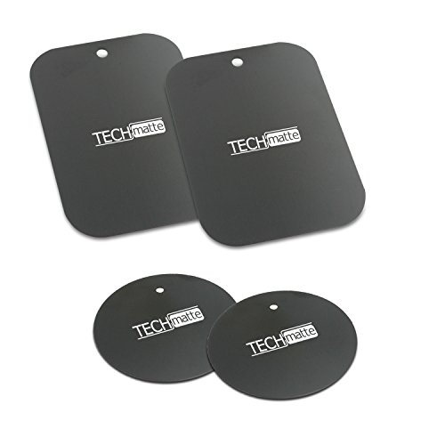 0810357021357 - TECHMATTE® MAGGRIP METAL PLATE REPLACEMENT KIT FOR MAGNETIC UNIVERSAL CAR MOUNT