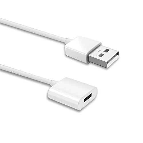 0810357023023 - TECHMATTE APPLE PENCIL CHARGING CABLE FOR IPAD PRO 12.9, 9.7 INCH MALE TO FEMALE CORD (3 FEET)