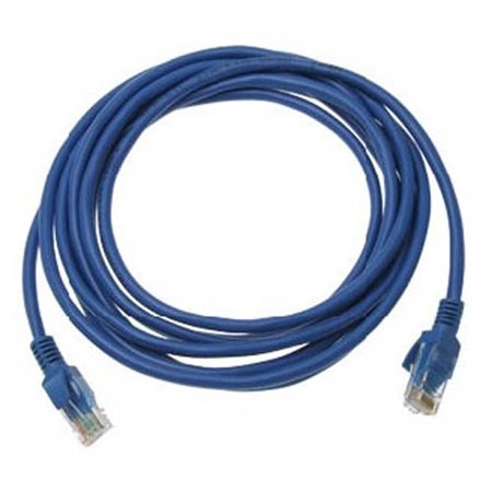 0810379020918 - 20 FT CAT5E RJ45 ETHERNET NETWORK CABLE - 20' FOOT (BLUE) LAN UTP PATCH CORD