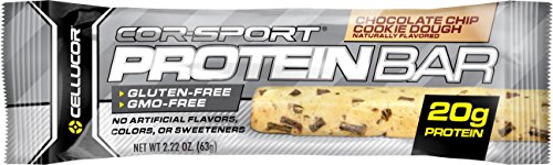 0810390027095 - CELLUCOR COR-SPORT PROTEIN BAR FOR FUEL AND RECOVERY, CHOCOLATE CHIP COOKIE DOUGH, 5 BARS