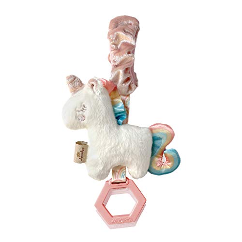 0810434034362 - ITZY RITZY RITZY JINGLE TOY FOR STROLLER, CAR SEAT OR ACTIVITY GYM, UNICORN