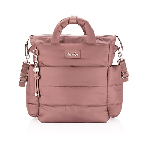 0810434038513 - ITZY RITZY DREAM CONVERTIBLE DIAPER BAG; LIGHTWEIGHT DIAPER BAG CONVERTS FROM A BACKPACK TO A CROSSBODY OR TOTE; FEATURES 14 POCKETS, STROLLER CLIPS, CHANGING PAD & LUGGAGE ATTACHMENT, CANYON ROSE