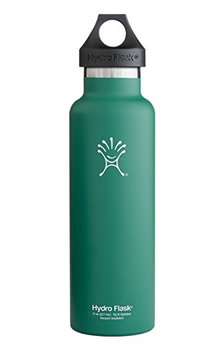 0810497020876 - HYDRO FLASK 18 OZ STANDARD MOUTH VACUUM INSULATED, STAINLESS STEEL WATER BOTTLE - GREEN ZEN
