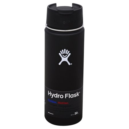 0810497021286 - HYDRO FLASK 20OZ WATER BOTTLE WIDE BLACK W20FP001