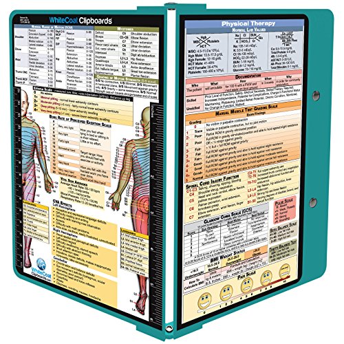 0810515022370 - WHITECOAT CLIPBOARD - TEAL - PHYSICAL THERAPY EDITION