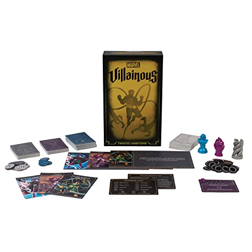 0810558019627 - RAVENSBURGER MARVEL VILLAINOUS: TWISTED AMBITIONS STRATEGY BOARD GAME FOR AGES 10 & UP – THE NEWEST STANDALONE GAME IN THE MARVEL VILLAINOUS LINE