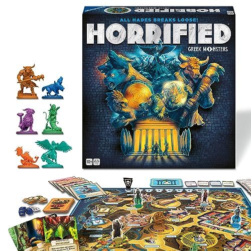 0810558019689 - RAVENSBURGER HORRIFIED: GREEK MONSTERS COOPERATIVE STRATEGY BOARD GAME FOR AGES 10 & UP
