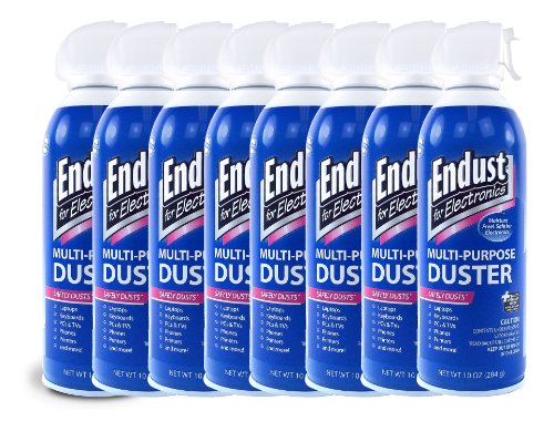 0810598012985 - ENDUST 12985 ELECTRONICS 10OZ DUSTER WITH BITTERANT - 8 PACK