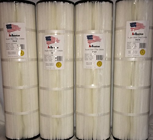 0810625021010 - 4 PACK HAYWARD CX870XRE, SUPER STAR CLEAR 4000 ALL AMERICAN REPLACEMENT FILTER C