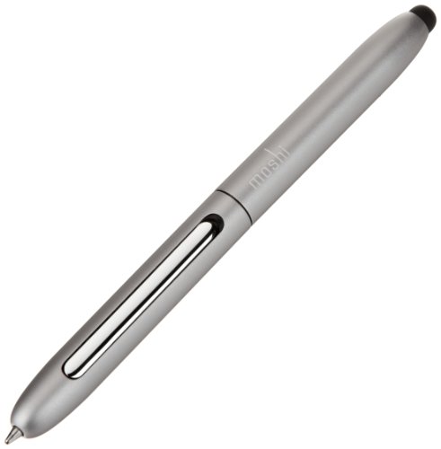 0810648010831 - MOSHI STANZA DUO (2-IN-1 DUAL STYLUS AND PEN) FOR TOUCHSCREEN DEVICES, SILVER