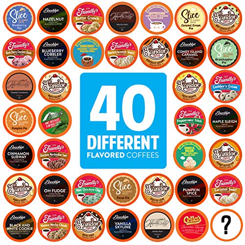 0810683022547 - TWO RIVERS FLAVORED SAMPLER PACK SINGLE-CUP COFFEE FOR KEURIG K-CUP BREWERS, 40 COUNT