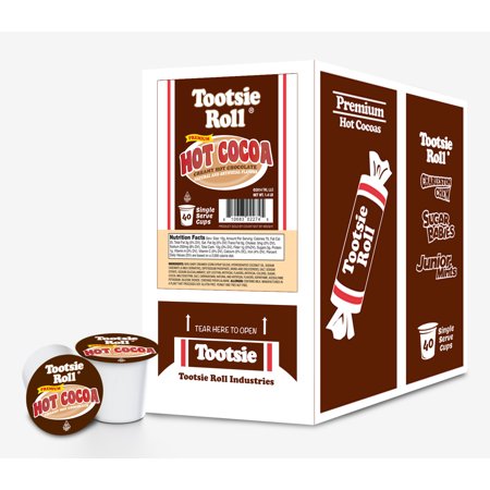 0810683022745 - TOOTSIE ROLL HOT COCOA FOR KEURIG K-CUP BREWERS, 40 COUNT