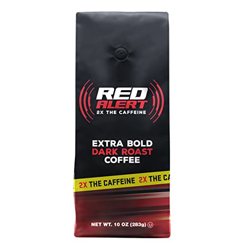 0810683023711 - RED ALERT COFFEE EXTRA STRONG GROUND COFFEE, 12 OZ