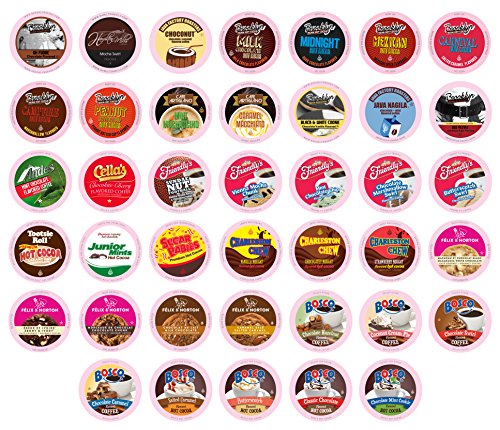 0810683025197 - TWO RIVERS CHOCOHOLIC SINGLE-CUP SAMPLER PACK FOR KEURIG K-CUP BREWERS, 40 COUNT