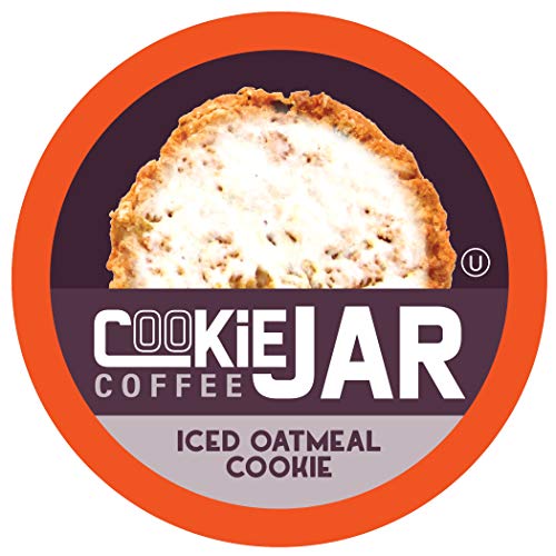 0810683029102 - COOKIE JAR COFFEE ICED OATMEAL FLAVORED COFFEE, RECYCLABLE PODS, 2.0 KEURIG K-CUP COMPATIBLE, 40 COUNT