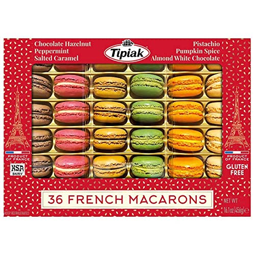 0810732022016 - TIPIAK FRENCH MACARONS, LIMITED EDITION, VARIETY PACK, 14.8 OZ, 36 CT