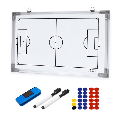 0810760020091 - AGORA 2 SIDED SOCCER MAGNETIC DRY ERASE BOARD (12X18)