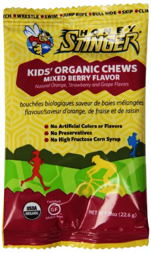 0810815020083 - HONEY STINGER KIDS CHEW MULTIPACK - 5-PACK ORGANIC MIX BERRY, ONE SIZE