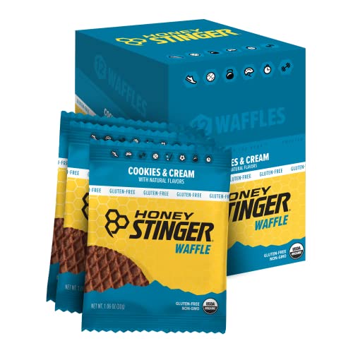 0810815025323 - HONEY STINGER ORGANIC WAFFLE, COOKIES & CREAM, SPORTS NUTRITION, 12.72 OUNCE, PACK OF 12
