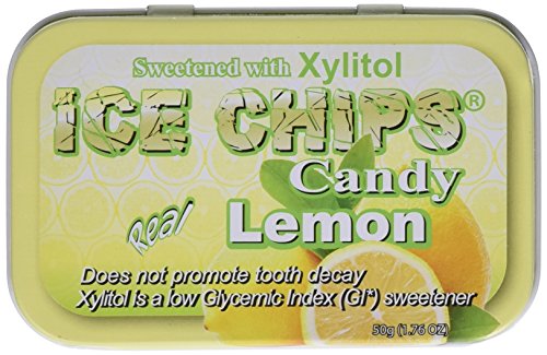 0810906020077 - HAND CRAFTED CANDY TIN LEMON ICE CHIPS CANDY 1.76 OZ CANDY
