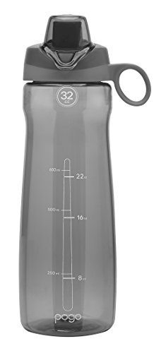 0810922020174 - POGO BPA-FREE PLASTIC WATER BOTTLE WITH CHUG LID, 32 OZ.