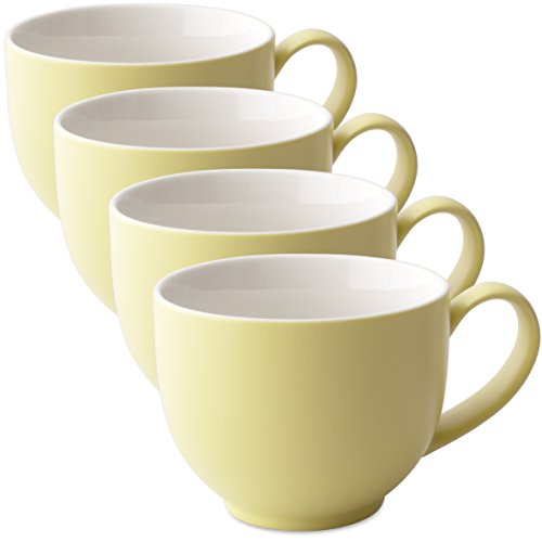 0811017022547 - FORLIFE TEA/COFFEE CUP WITH HANDLE (SET OF 4), LEMON GRASS, 10 OZ/298ML