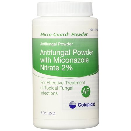 0811032718364 - MICRO-GUARD POWDER ANTIFUNGAL. CONTAINS 2% MICONAZOLE NITRATE. WORKS WELL UNDER SKIN FOLDS. TREATS - 3 OZ(85G)