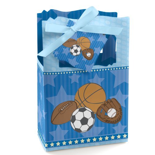 0811048014672 - ALL STAR SPORTS - PARTY FAVOR BOXES - SET OF 12