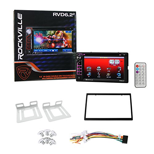 0811080025155 - ROCKVILLE RVD6.2 6.2 DOUBLE DIN CAR DVD/CD/MP3 RECEIVER WITH BLUETOOTH BUILT IN FOR HANDS-FREE CALLING/PHONE BOOK LOOK UP AND WIRELESS AUDIO STREAMING, USB/SD AUX INPUTS, AND A WIRELESS REMOTE<BR />