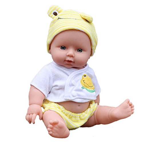 8111166653770 - SILICON BABY DOLL REBORN BABY DOLL SOFT VINYL SILICONE LIFELIKE NEWBORN BABY FOR GIRL GIFT 12 INCHES