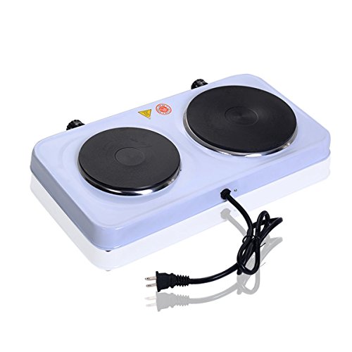 8111167835762 - GOPLUS ELECTRIC DOUBLE BURNER HOT PLATE PORTABLE STOVE HEATER COUNTERTOP COOKING, POWERFUL 2500 WATTS FOR FAST, EFFICIENT COOKING