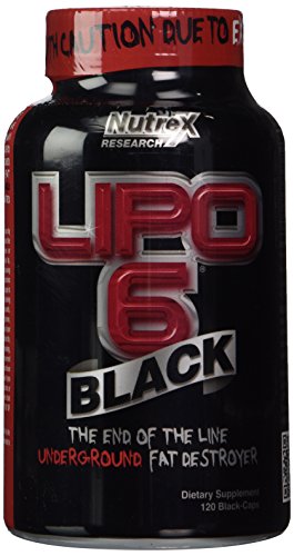 0811150154402 - NUTREX LIPO-6 BLACK 120 CAPS (DMAA-FREE) EXTREME FAT DESTROYER