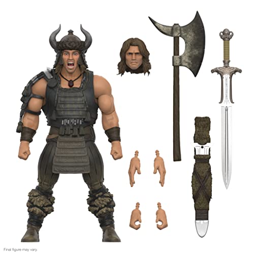 0811169036966 - SUPER7 CONAN THE BARBARIAN CONAN BATTLE OF THE MOUNDS - ULTIMATES! 7 IN ACTION FIGURE