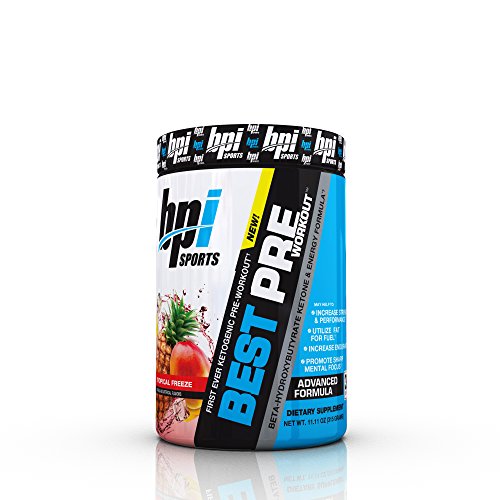 0811213024710 - BPI SPORTS FIRST EVER KETOGENIC PRE-WORKOUT SUPPLEMENT, TROPICAL FREEZE, 11.11 OUNCE