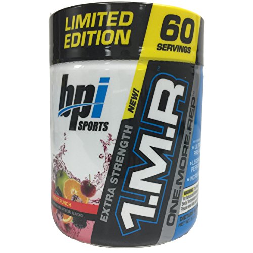 0811213026349 - BPI SPORTS EXTRA STRENGTH, NEW 1.M.R. ONE MORE REP, LIMITED EDITION 60 SERVINGS, FRUIT PUNCH