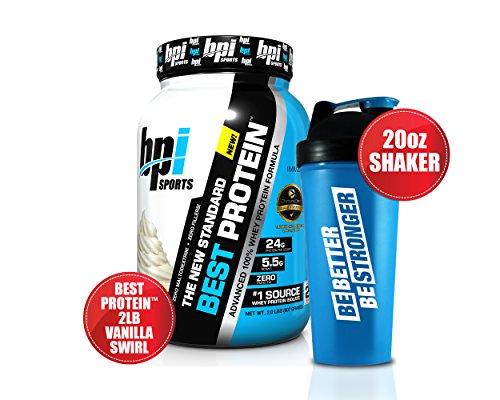 0811213027155 - BEST PROTEIN ADVANCED 100% WHEY PROTEIN FORMULA + BPI SHAKER CUP