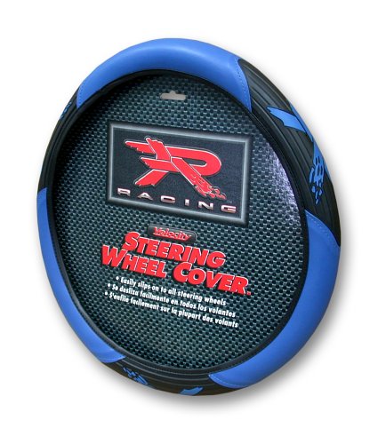 0081134263424 - BLUE R RACING VELOCITY STYLE STEERING WHEEL COVER