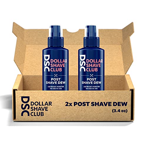 0811346022355 - DOLLAR SHAVE CLUB | POST SHAVE DEW 2 CT. | A HYDRATING ALTERNATIVE TO AFTERSHAVE FOR MEN, LIGHTWEIGHT AFTERSHAVE BALM FOR SENSITIVE SKIN, POST SHAVE BALM, AFTERSHAVE LOTION, SHAVING BALM WITH ALOE