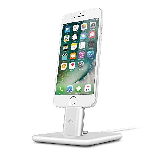 0811370020921 - TWELVE SOUTH HIRISE 2 FOR IPHONE/IPAD, SILVER | ADJUSTABLE CHARGING STAND, REQUIRES APPLE LIGHTNING CABLE (NOT INCLUDED)