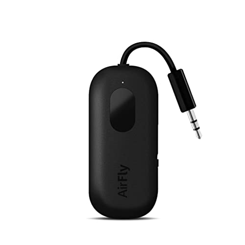 0811370023274 - TWELVE SOUTH AIRFLY PRO BLUETOOTH WIRELESS AUDIO TRANSMITTER/RECEIVER FOR UP TO 2 AIRPODS/WIRELESS HEADPHONES; USE WITH ANY 3.5 MM AUDIO JACK, BLACK