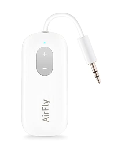 0811370024844 - TWELVE SOUTH AIRFLY | BLUETOOTH WIRELESS TRANSMITTER/ADAPTER FOR AIRPODS/WIRELESS OR NOISE-CANCELLING HEADPHONES; USE ON AIRPLANES AND GYM EQUIPMENT, 20+ HR BATTERY LIFE