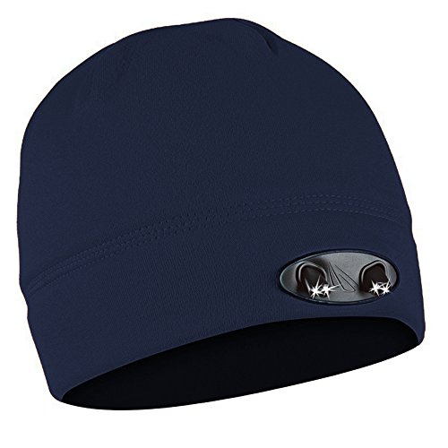 0811465004737 - PANTHER VISION MEN'S PANTHER VISION PATHFINDER LIGHTED BEANIE - BLUE