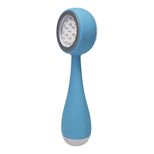 0811485036022 - PMD CLEAN ACNE - SMART FACIAL CLEANSING DEVICE WITH SILICONE BRUSH & ACNE-FIGHTING BLUE LIGHT TREATMENT - WATERPROOF - SONICGLOW VIBRATION TECHNOLOGY - ELIMINATE MILD TO MODERATE ACNE